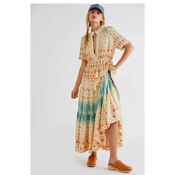 free people rare feeling pleated maxi dress Rare Feelings Maxi Dress
